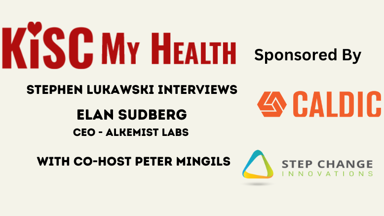 Elan Sudberg with Peter Mingils and Stephen Lukawski on KISC My Health Radio